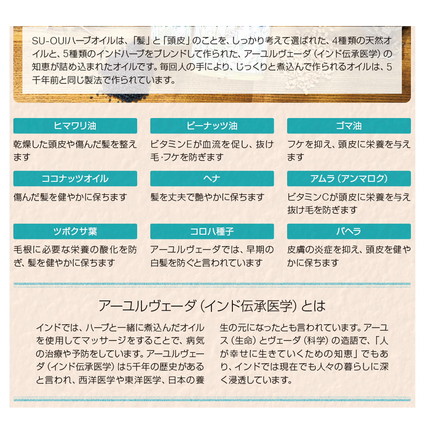 【パンフレット】SU-OUIハーブオイル